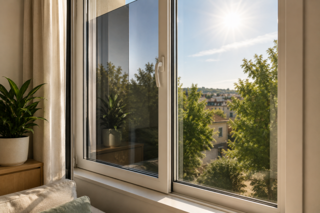 Vinilo solar espejo rabbitgoo: frena el calor en la ventana sin obras